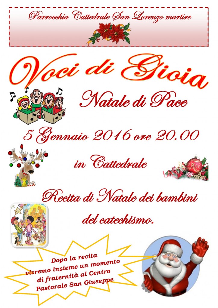 recita di natale 2015